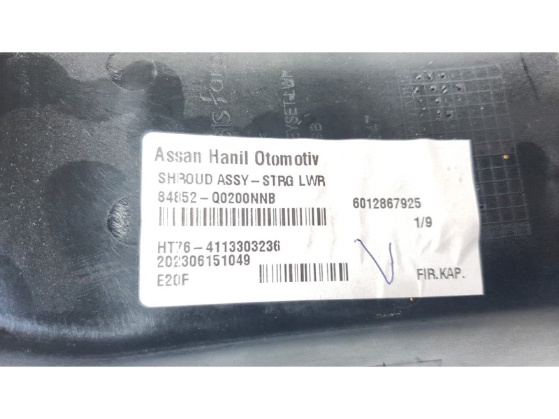 Recambio de moldura para hyundai i20 1.0 tgdi cat referencia OEM IAM 84852Q0200NNB  