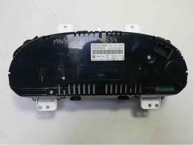 Recambio de cuadro instrumentos para maserati ghibli diesel referencia OEM IAM 670030643  