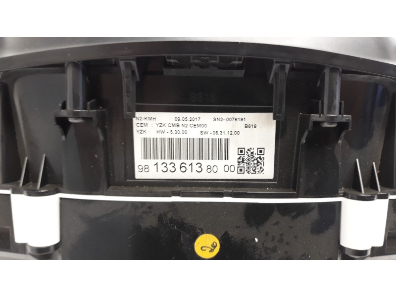 Recambio de cuadro instrumentos para citroen c3 feel referencia OEM IAM 9813361380  
