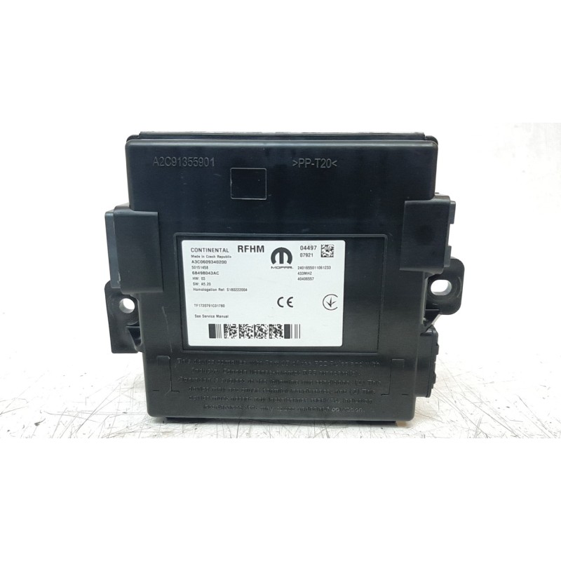 Recambio de modulo electronico para jeep compass ii 1.6 m-jet cat referencia OEM IAM 50151458 A3C0609340200 68498043AC