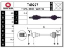 TRANSMISION DELANTERA IZQUIERDA 8200198016 8200198016 T49227