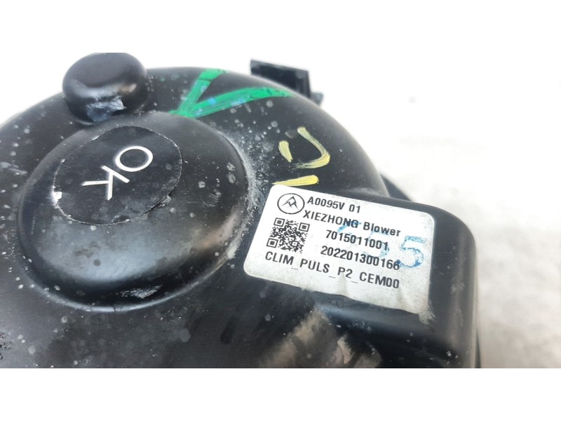 Recambio de ventilador calefaccion para opel corsa f ultimate referencia OEM IAM 7015011001  