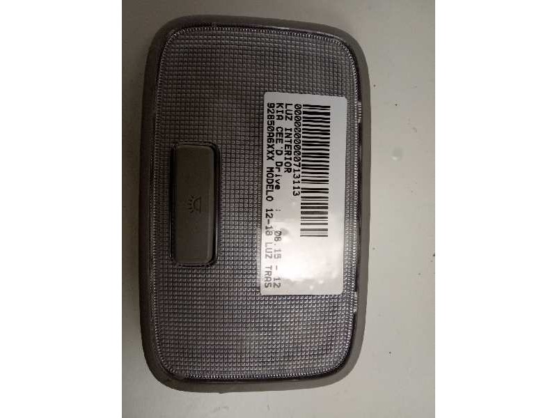 Recambio de luz interior para kia cee´d drive referencia OEM IAM 92850A6XXX  