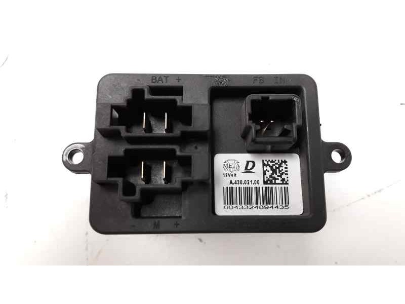 Recambio de resistencia calefaccion para renault captur zen referencia OEM IAM A43002100  