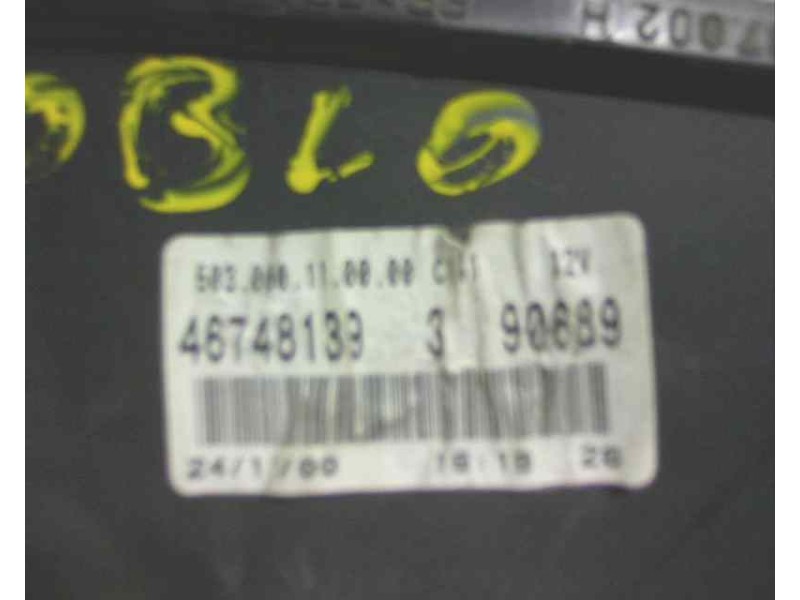 Recambio de cuadro instrumentos para fiat doblo (119) 1.9 diesel cat referencia OEM IAM 46748139 90689 