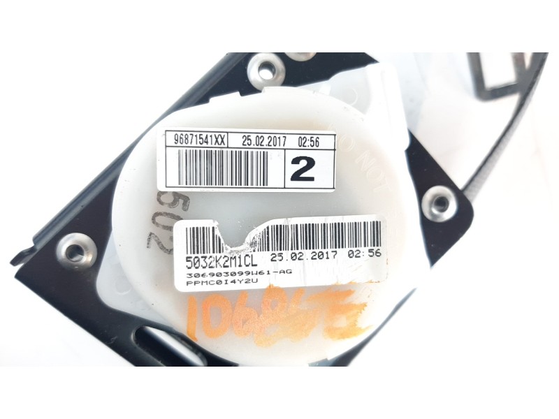 Recambio de cinturon seguridad trasero izquierdo para citroen c4 lim. 1.2 12v e-thp referencia OEM IAM 96871541XX  