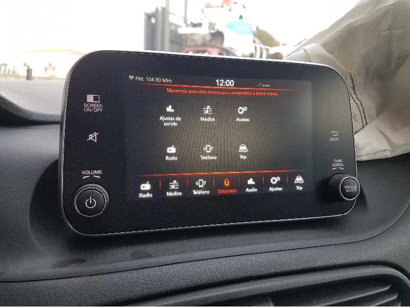 Recambio de pantalla multifuncion para fiat tipo ii (356) sedan lounge plus referencia OEM IAM 07356525590 A2C11636701 
