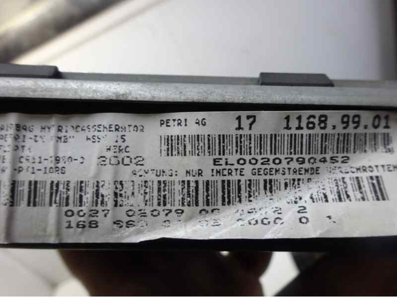 Recambio de airbag lateral izquierdo para mercedes-benz clase a (w168) 170 cdi (168.009) referencia OEM IAM 1688600105  