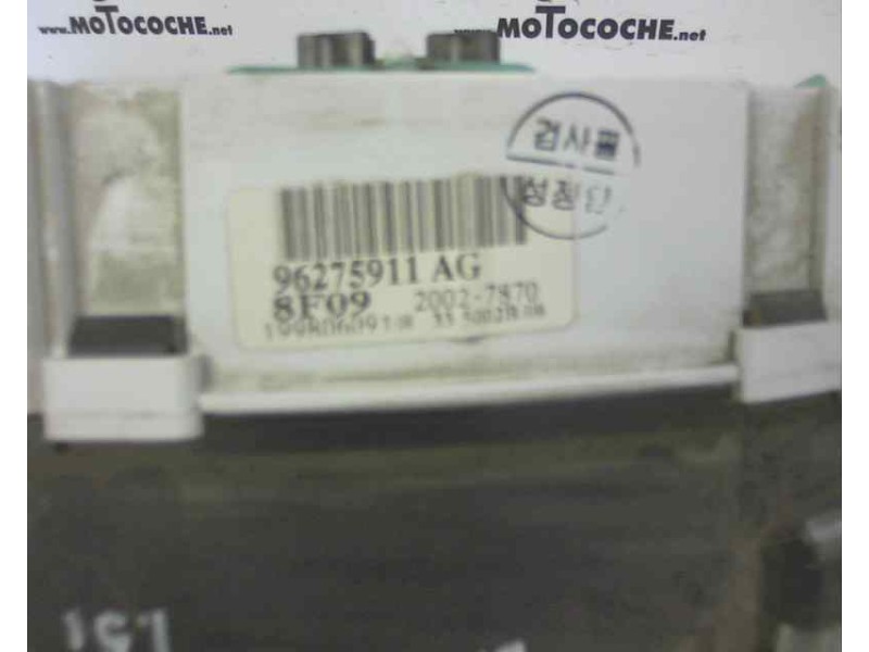 Recambio de cuadro instrumentos para daewoo lanos 1.5 cat referencia OEM IAM 96275911AG 8F09 5046