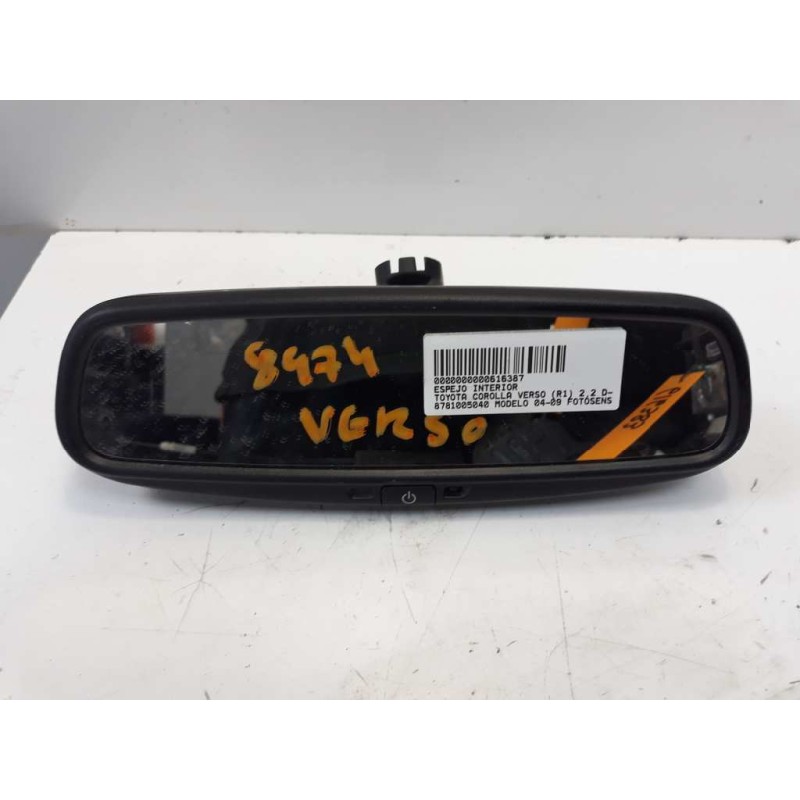 Recambio de espejo para toyota corolla verso (r1) 2,2 d-4d sport referencia OEM IAM 8781005040  
