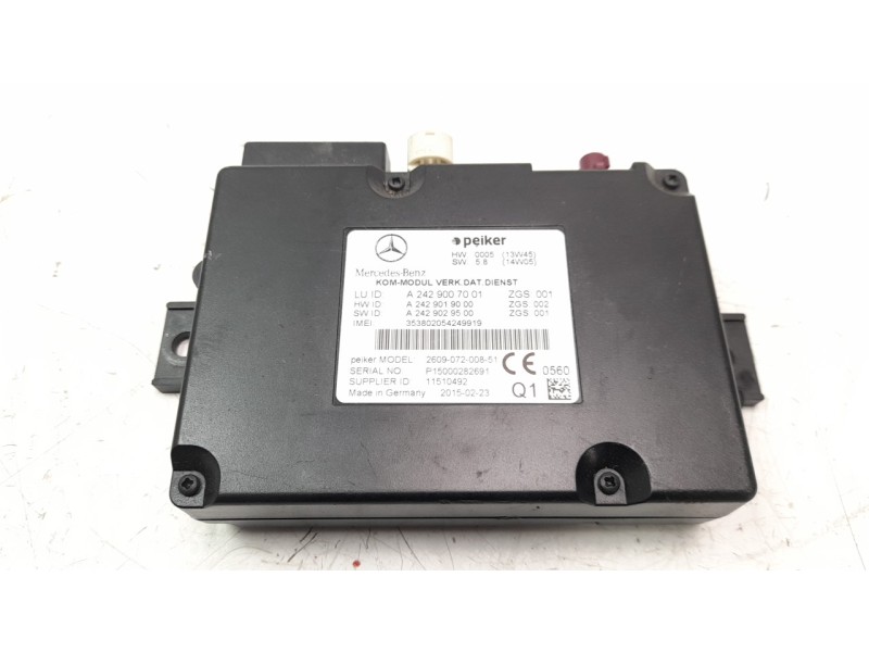 Recambio de modulo electronico para mercedes-benz clase gl (x166) gl 350 bluetec 4matic (166.824) referencia OEM IAM A2429007001