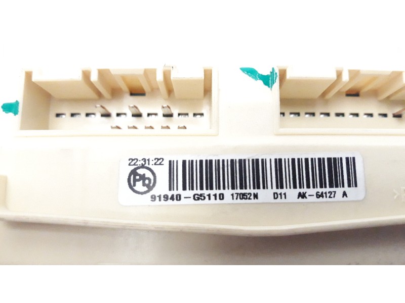 Recambio de caja reles / fusibles para kia niro referencia OEM IAM 91940G5110  