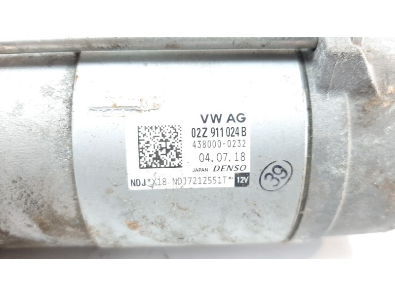 Recambio de motor arranque para seat arona 1.6 tdi referencia OEM IAM 02Z911024B ARF090404 S50668