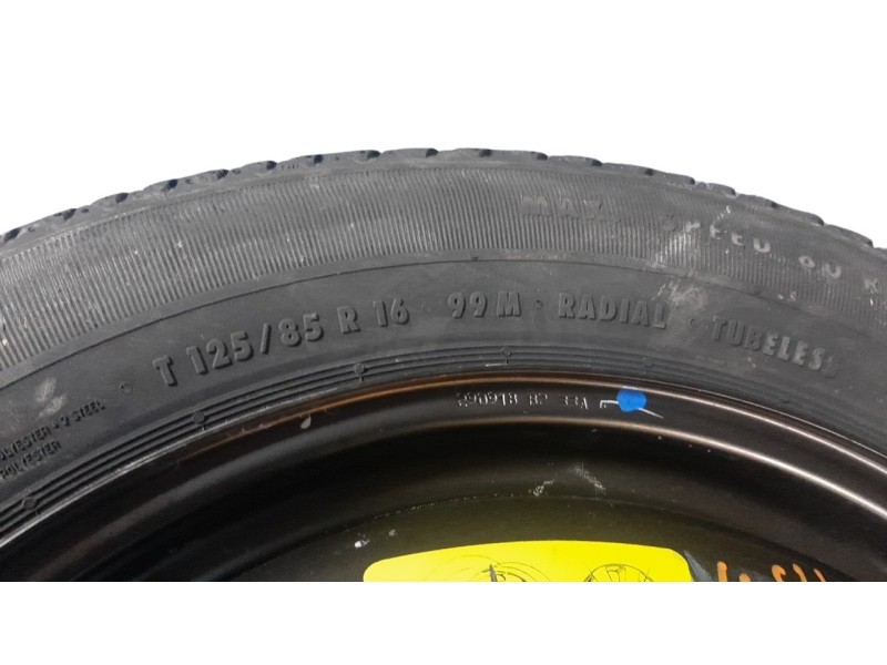 Recambio de neumatico repuesto para peugeot 308 referencia OEM IAM 1258516  