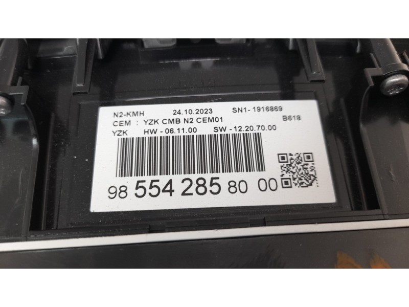 Recambio de cuadro instrumentos para citroen c3 you! referencia OEM IAM 9855428580  