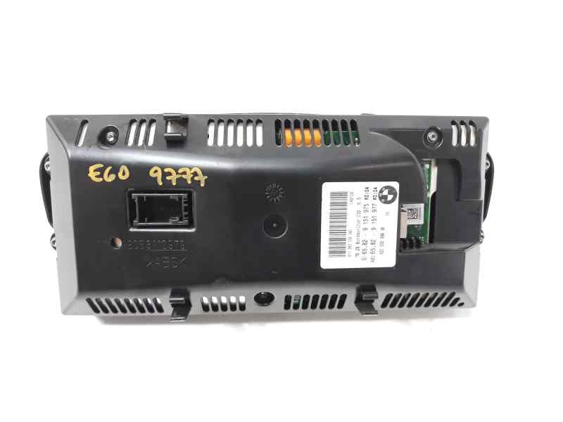Recambio de pantalla multifuncion para bmw serie 5 berlina (e60) 520d referencia OEM IAM 65829151675 65829151977 