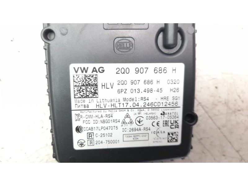 Recambio de modulo electronico para seat ateca (khp) fr referencia OEM IAM 2Q0907686H  