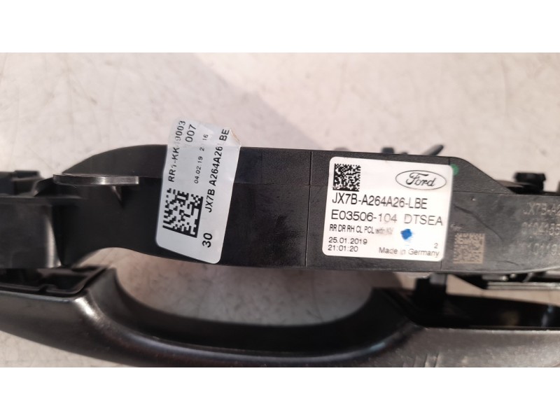 Recambio de maneta exterior trasera derecha para ford focus 1.0 ecoboost cat referencia OEM IAM JX7BA264A26LBE  