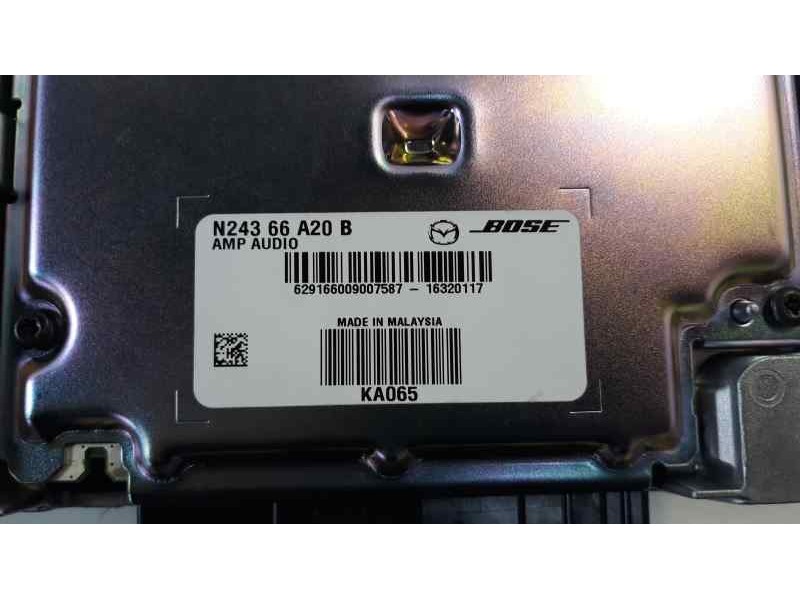 Recambio de sistema audio / radio cd para mazda mx-5 (04.2015>) 2.0 cat referencia OEM IAM N24366A20B  