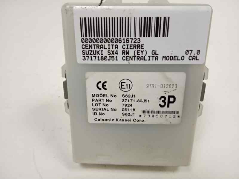 Recambio de centralita cierre para suzuki sx4 rw (ey) gl referencia OEM IAM 3717180J51  