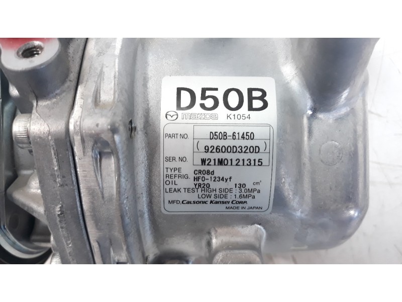Recambio de compresor aire acondicionado para mazda 2 lim. () 1.5 16v cat referencia OEM IAM DB5H61450  