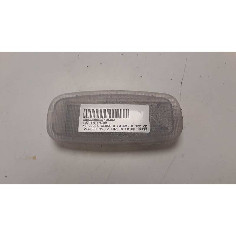 Recambio de luz interior para mercedes-benz clase a (w169) a 180 cdi (169.007) referencia OEM IAM   