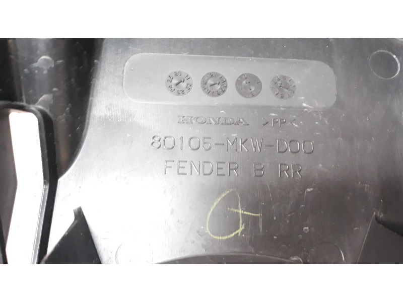 Recambio de guardabarros para honda nc 750 nc 750 x referencia OEM IAM 80105MKWD00  