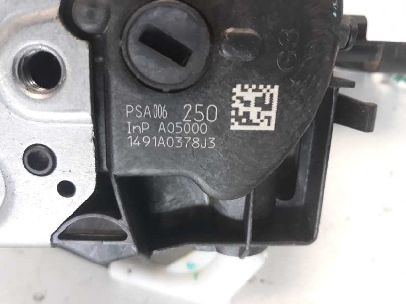 Recambio de cerradura puerta trasera izquierda para citroen c3 collection referencia OEM IAM 1491A0378J3  