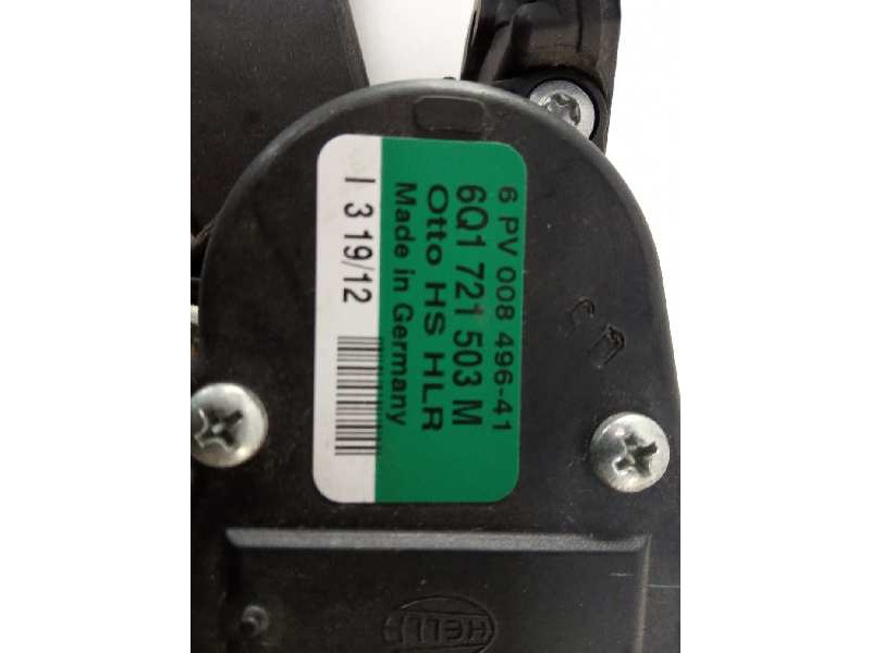 Recambio de potenciometro pedal para volkswagen polo (6r1) advance referencia OEM IAM 6Q1721503M  