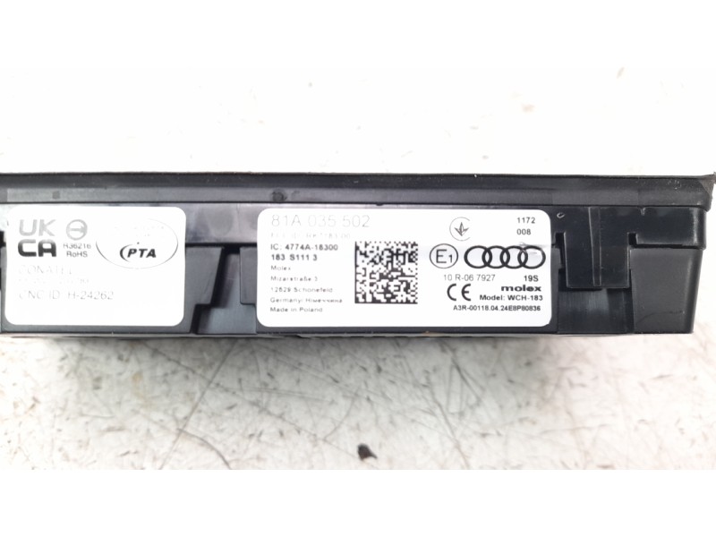 Recambio de cargador movil para seat ateca (khp) style go referencia OEM IAM 81A035502  