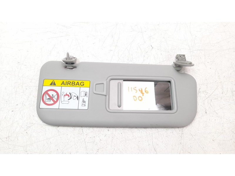 Recambio de parasol derecho para kia rio (yb) 1.2 cat referencia OEM IAM 85220H8050BF3  