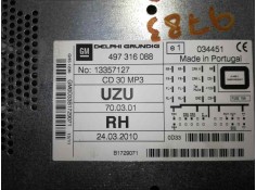 Recambio de sistema audio / radio cd para opel corsa d cmon referencia OEM IAM 497316088   2