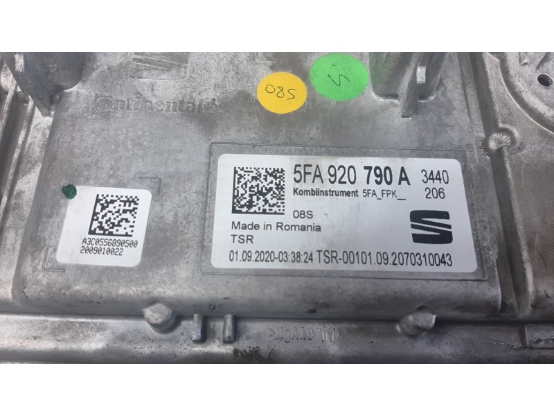Recambio de cuadro instrumentos para seat leon (kl1) 1.5 16v etsi act referencia OEM IAM 5FA920790A A2C17143900 