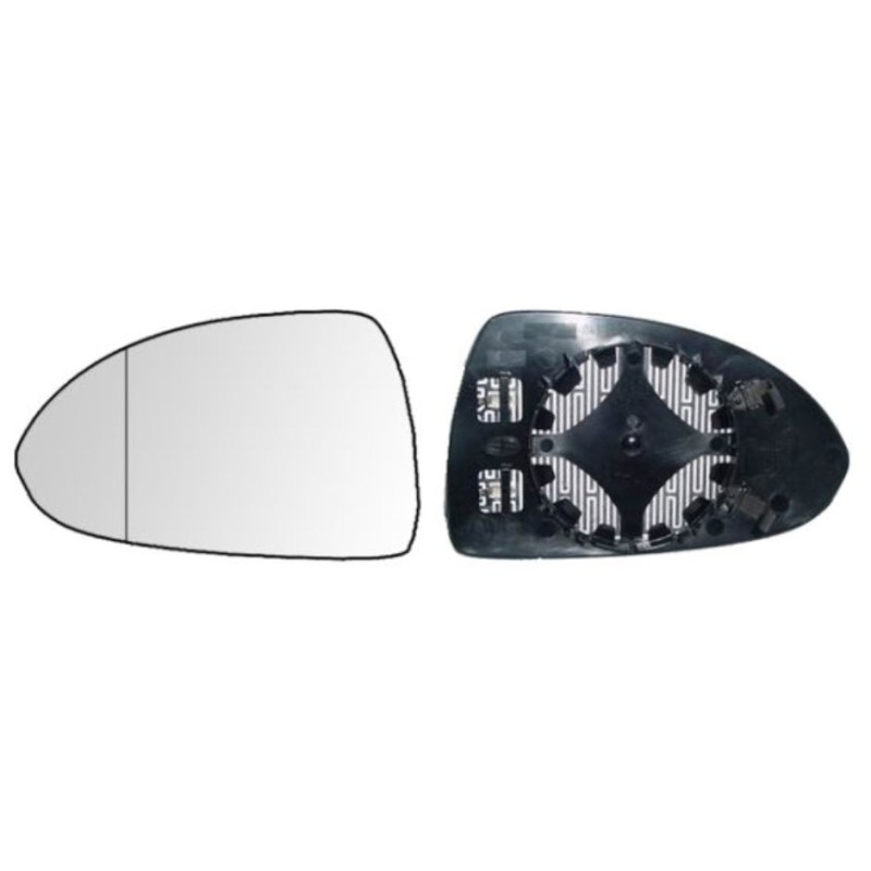 Recambio de cristal retrovisor izquierdo para opel corsa d referencia OEM IAM 13187623 1051639018 OP0347534