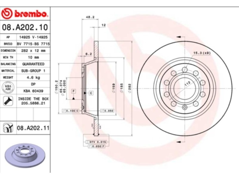 Recambio de juego discos de freno para seat ateca (khp) fr referencia OEM IAM 5Q0615601G  