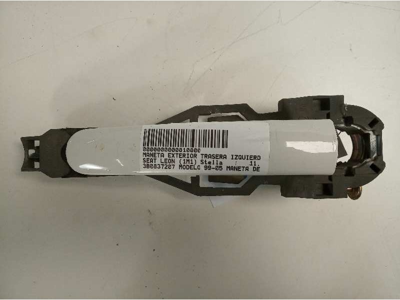 Recambio de maneta exterior trasera izquierda para seat leon (1m1) stella referencia OEM IAM 3B0837207 123308 