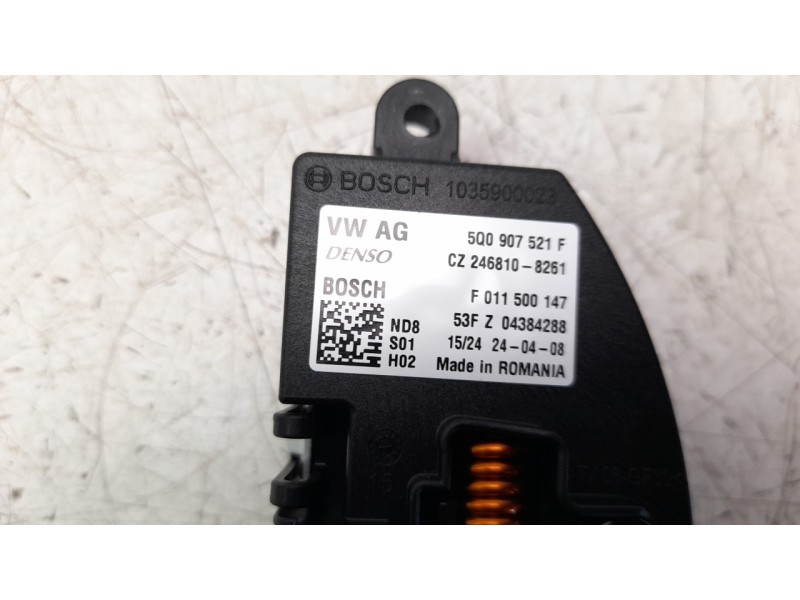 Recambio de resistencia calefaccion para seat ateca (khp) fr referencia OEM IAM 5Q0907521F  