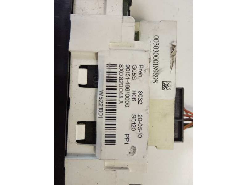 Recambio de mando calefaccion / aire acondicionado para audi a1 (8x) attraction referencia OEM IAM 8X0820045A  