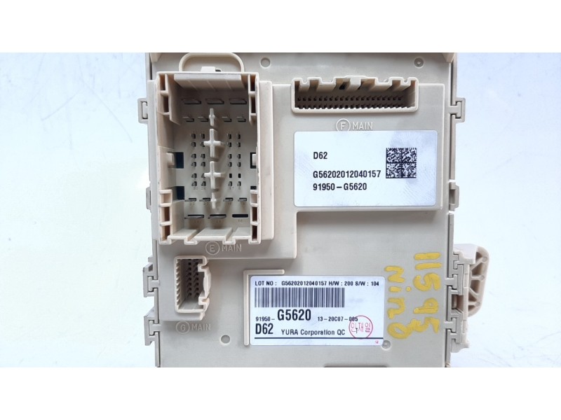Recambio de caja reles / fusibles para kia niro referencia OEM IAM 91950G5620  