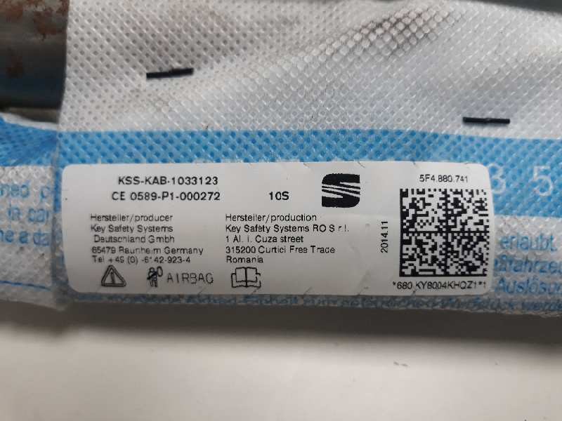 Recambio de airbag cortina delantero izquierdo para seat leon st (5f8) reference plus referencia OEM IAM 5F4880741  