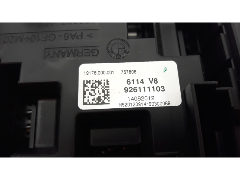 Recambio de caja reles / fusibles para bmw serie 3 lim. (f30) 318d referencia OEM IAM 926111103 6114V8 