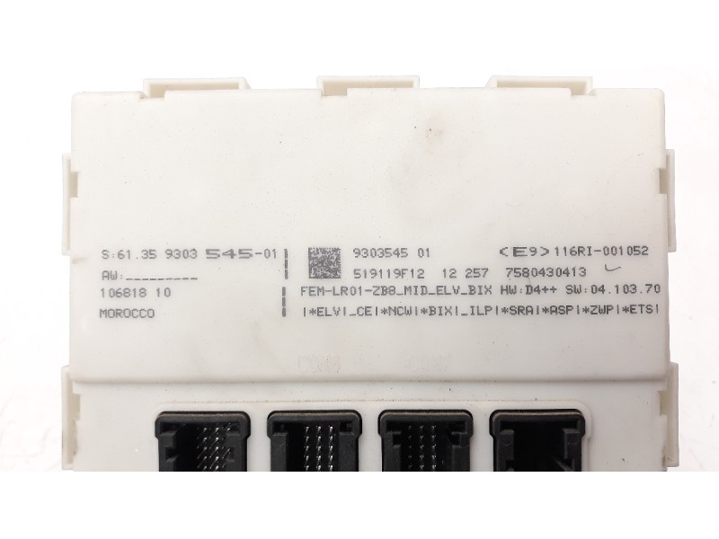 Recambio de caja reles / fusibles para bmw serie 3 lim. (f30) 318d referencia OEM IAM 61359303545  