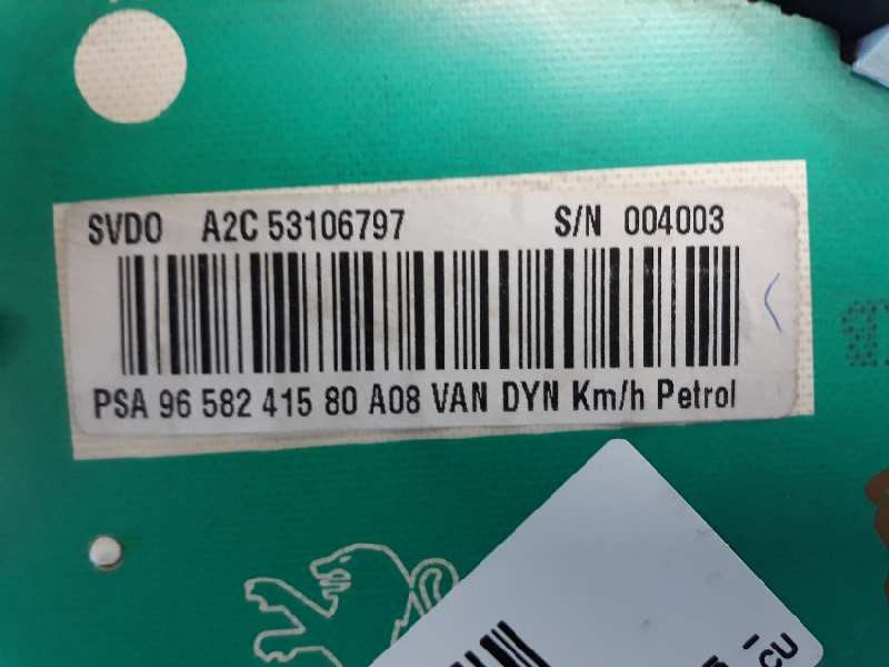 Recambio de cuadro instrumentos para peugeot 1007 sport referencia OEM IAM 9658241580 A2C53106797 