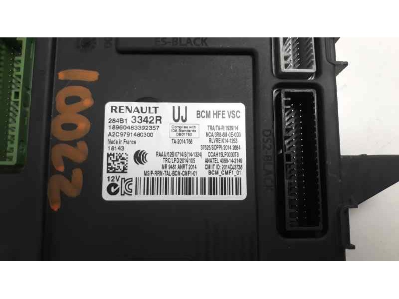 Recambio de caja reles / fusibles para renault kadjar zen referencia OEM IAM 284B13342R A2C9791480300 