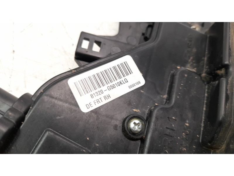 Recambio de cerradura puerta delantera derecha para kia niro referencia OEM IAM 81320G5010KLQ  