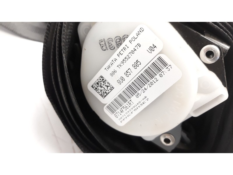 Recambio de cinturon seguridad trasero izquierdo para audi q3 (8u) 2.0 tdi referencia OEM IAM 8U0857805  