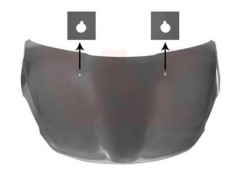 Recambio de capo para peugeot 208 referencia OEM IAM 9672998080 109174230 PG3263110