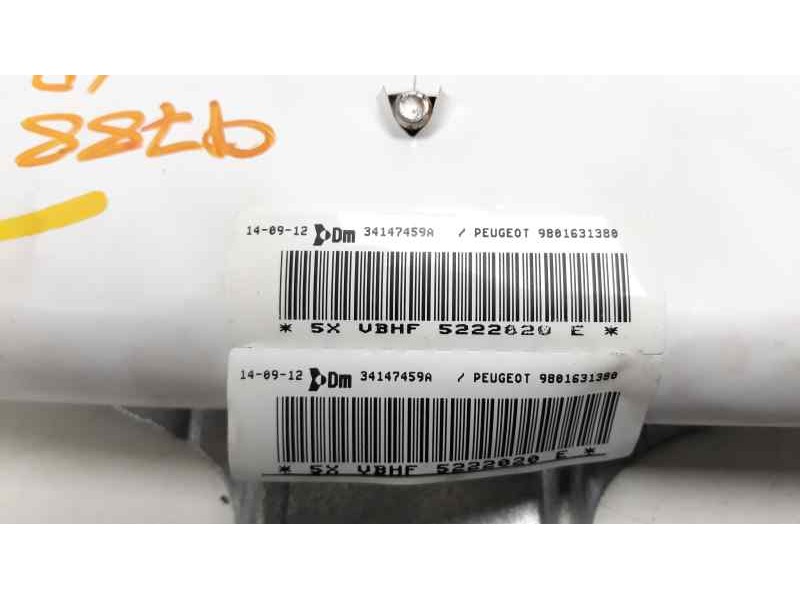 Recambio de airbag cortina delantero derecho para peugeot 5008 allure referencia OEM IAM 9801631380  