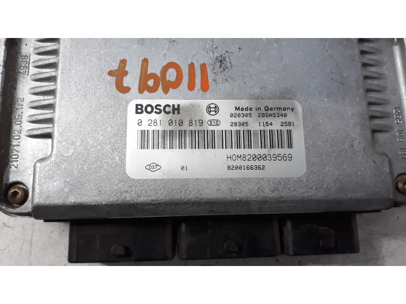 Recambio de centralita motor uce para renault megane i fase 2 berlina (ba0) 1.9 dci diesel cat referencia OEM IAM 8200039569 028