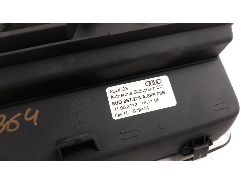 Recambio de pantalla multifuncion para audi q3 (8u) 2.0 tdi referencia OEM IAM 8U0857273A  